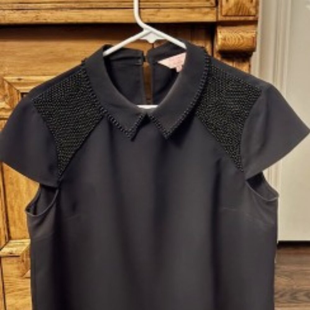Ted Baker Black Short Sleeved Blouse